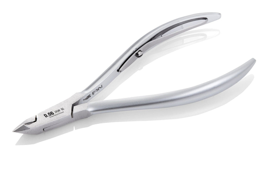 5 Pack Stainless Steel Cuticle Nippers #D-06 Professional Nail Tool Grey