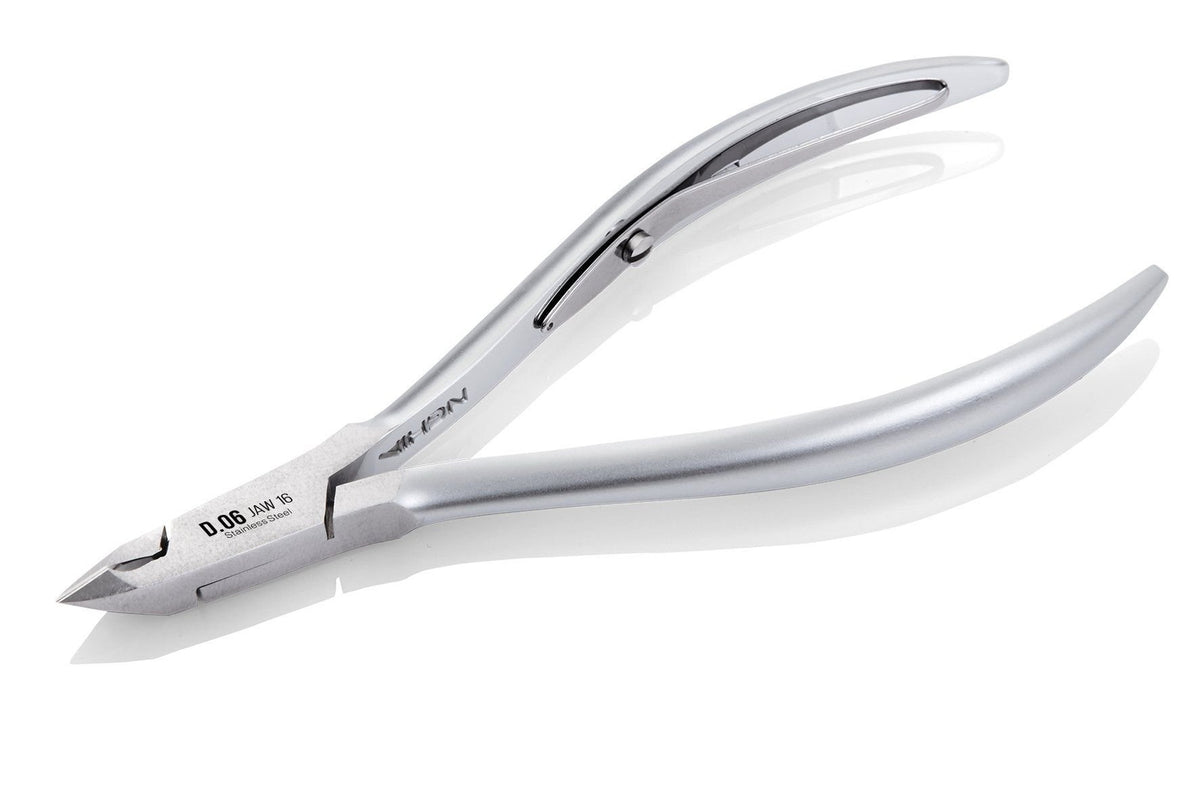 5 Pack Stainless Steel Cuticle Nippers #D-06 Professional Nail Tool Grey