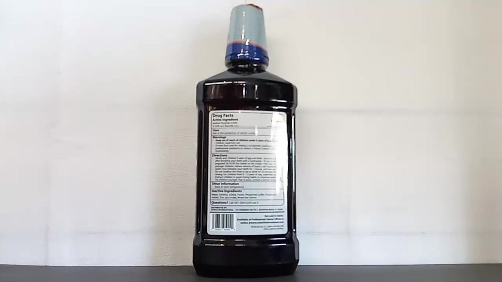 Anticavity Fluoride Mouthwash with Molecular Iodine - Alcohol-Free Oral Care