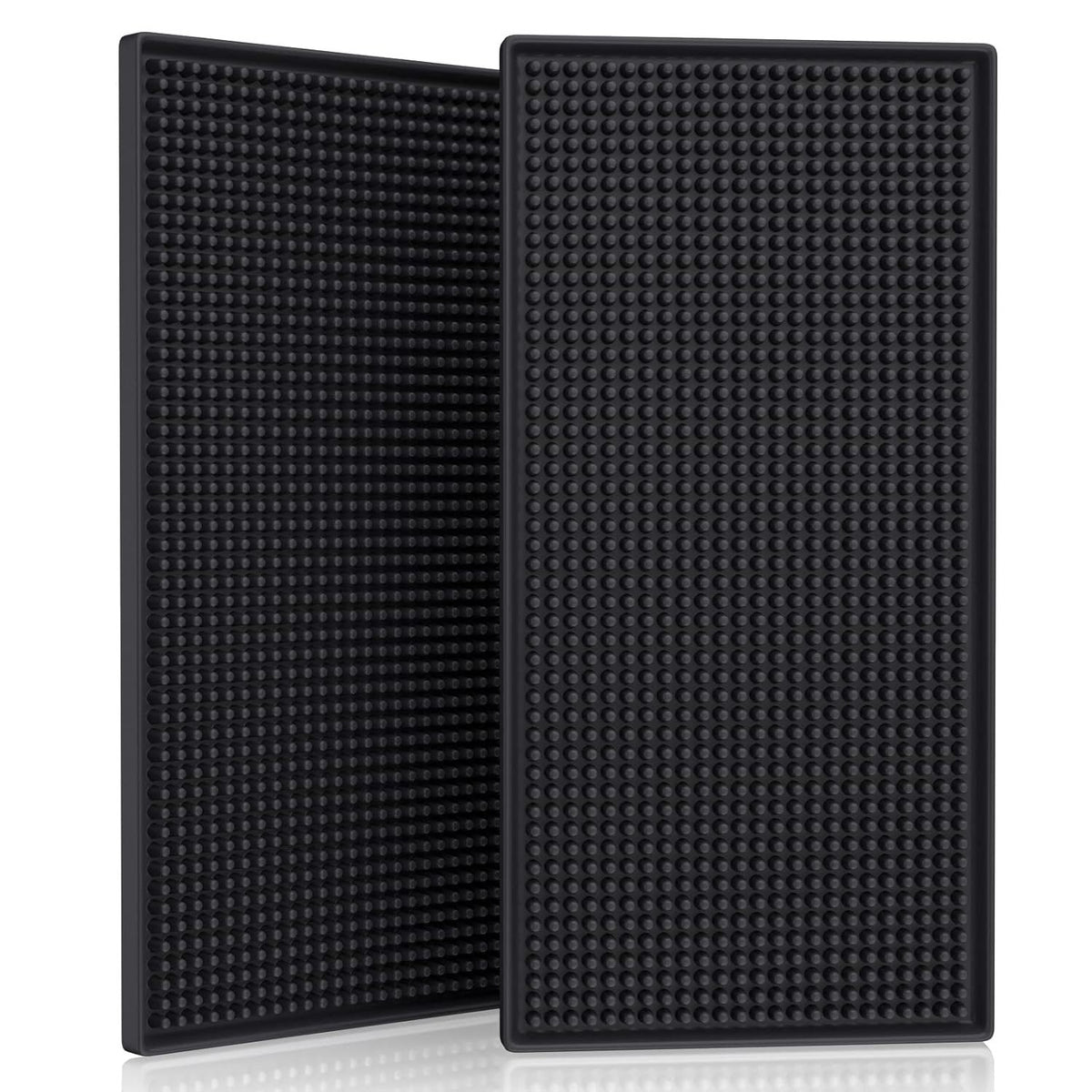 Salon & Bar Work Mat 12x6in - 2 Pack Anti-Skid Tool Organizer
