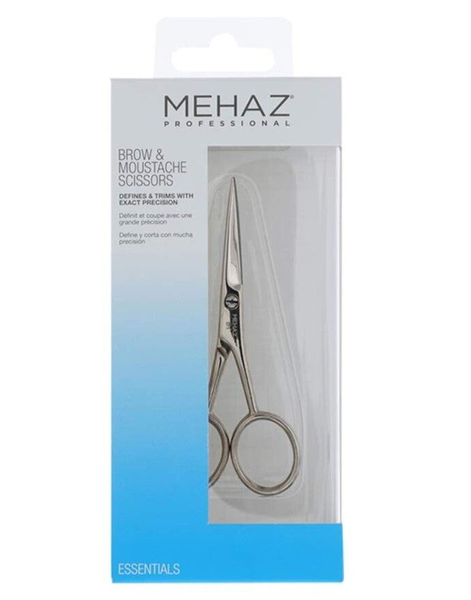 4-Inch Eyebrow & Mustache Scissors - Precision Trimming Tool