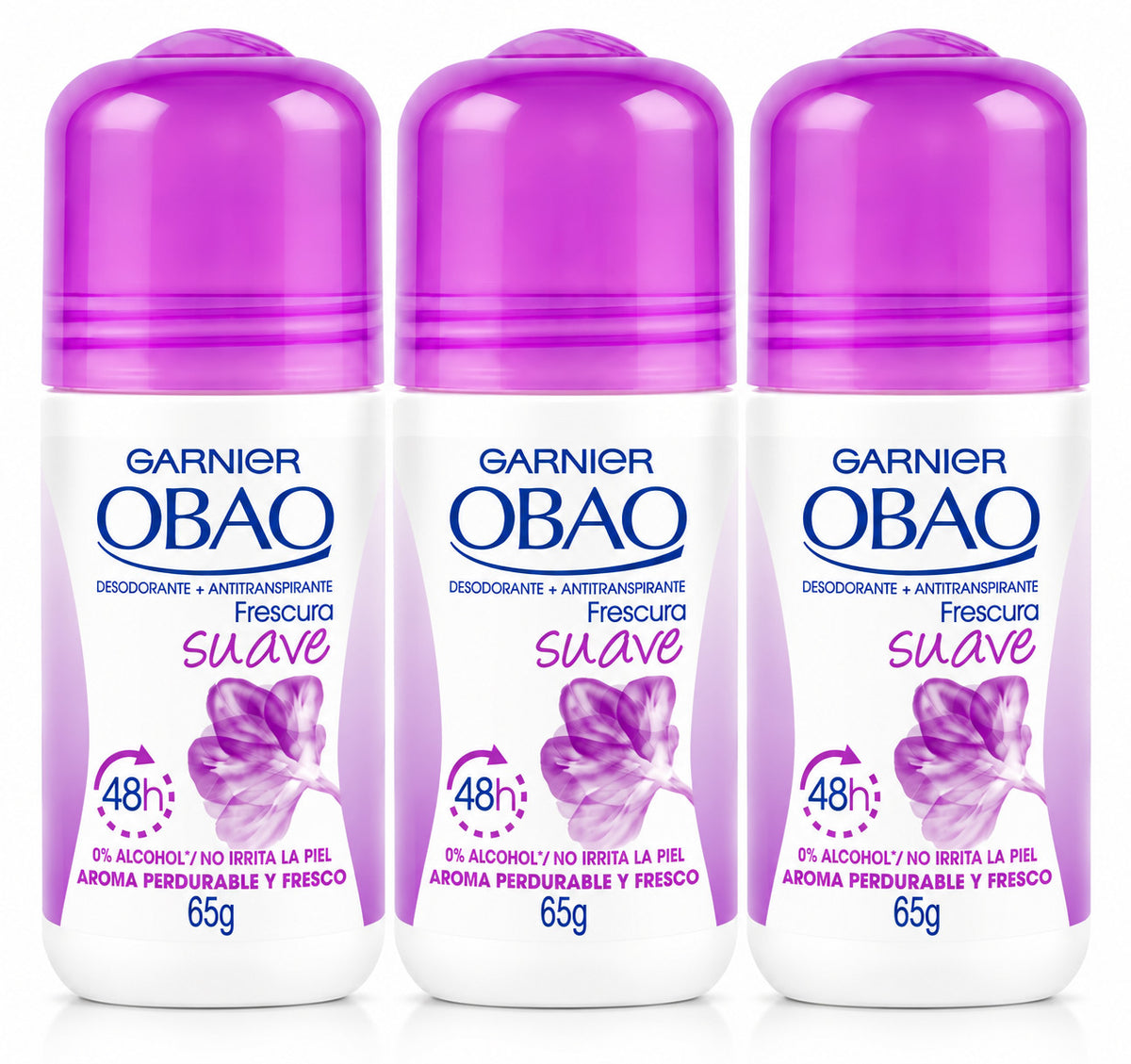 Women’s Roll-On Deodorant Pack of 3 - Fresh Scent, 2.29oz Each