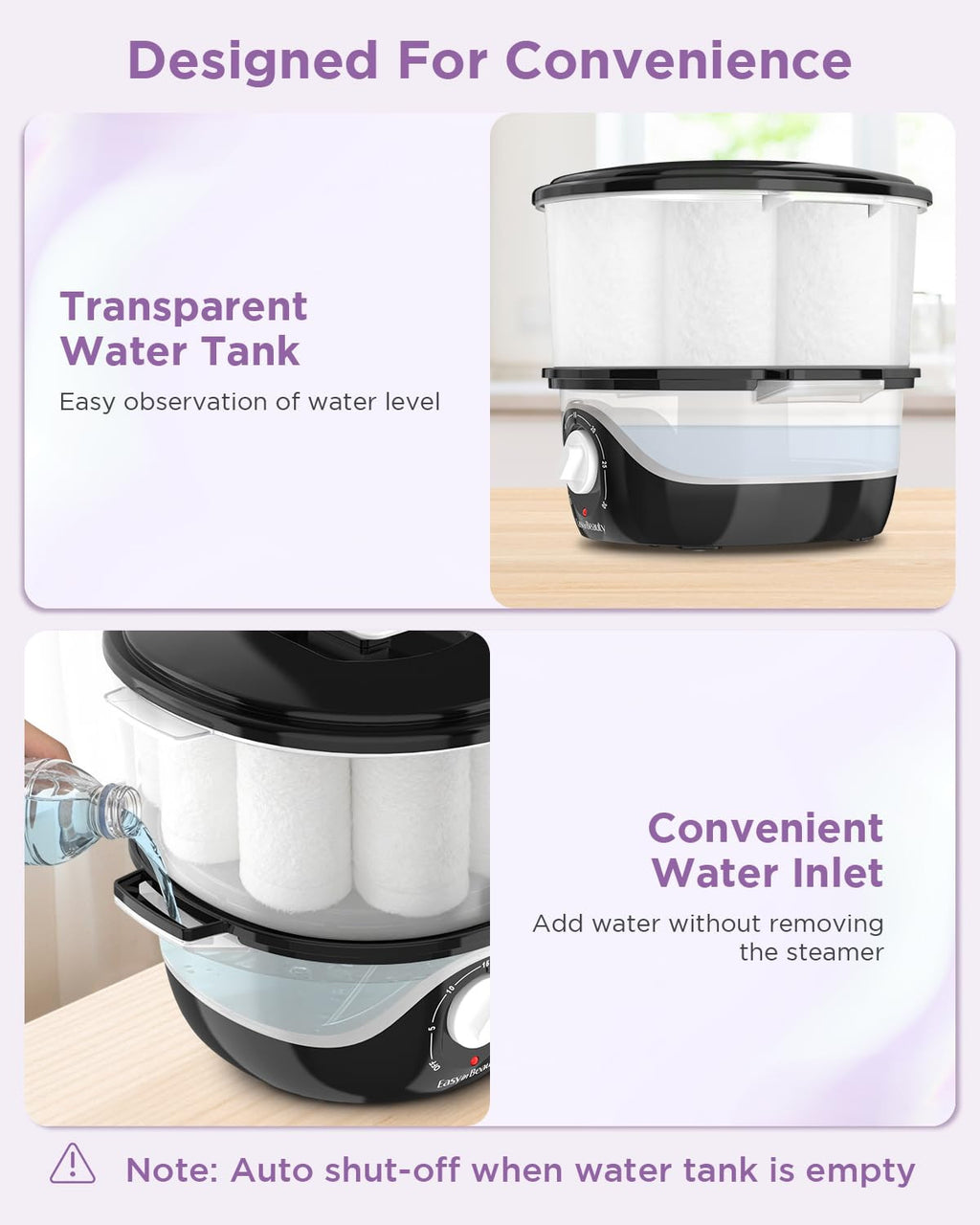 Small Hot Towel Warmer with Transparent Water Tank for Spa and Salon