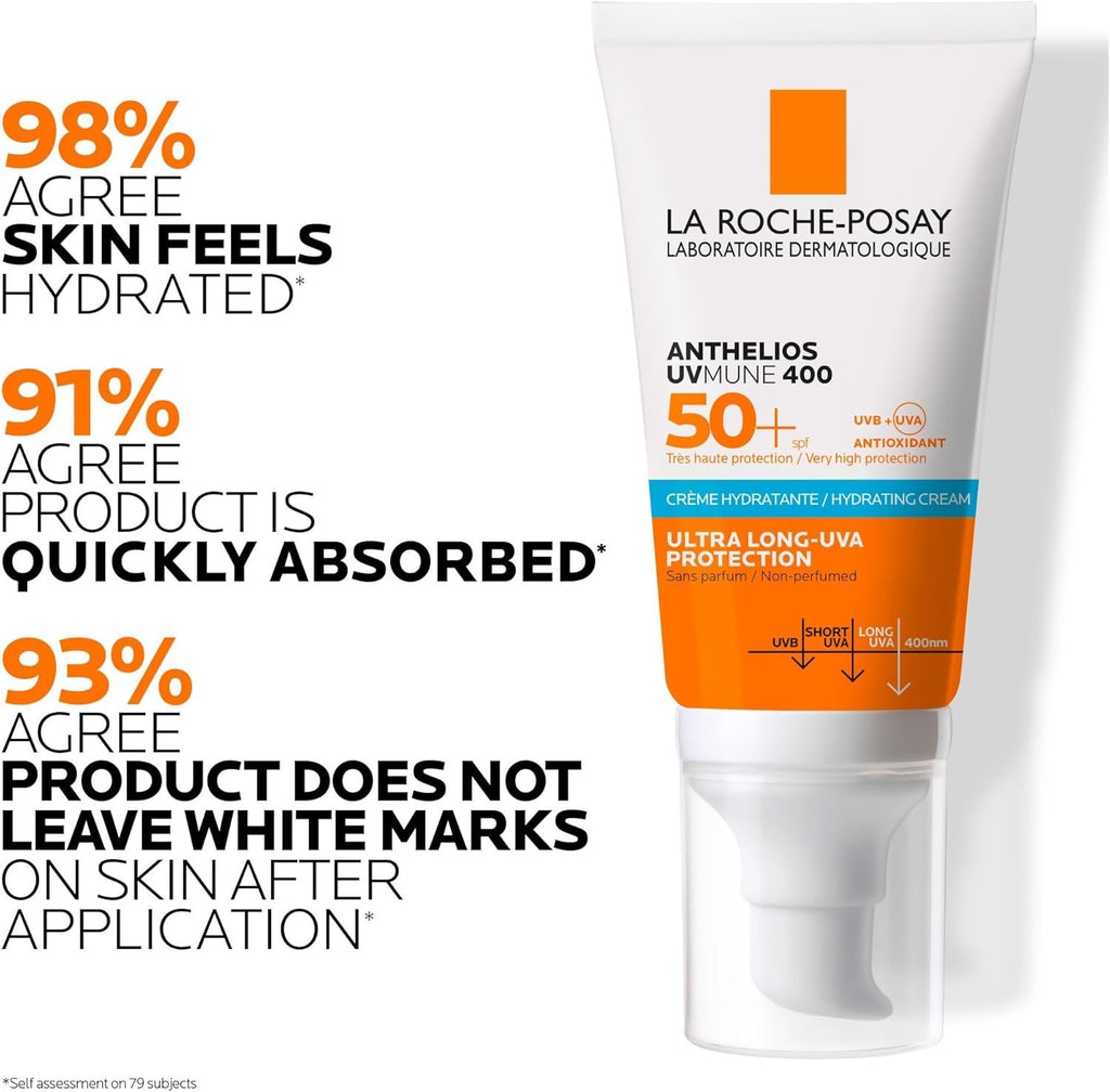 SPF 50+ Hydrating Sunscreen Cream for Sensitive Skin 50ml