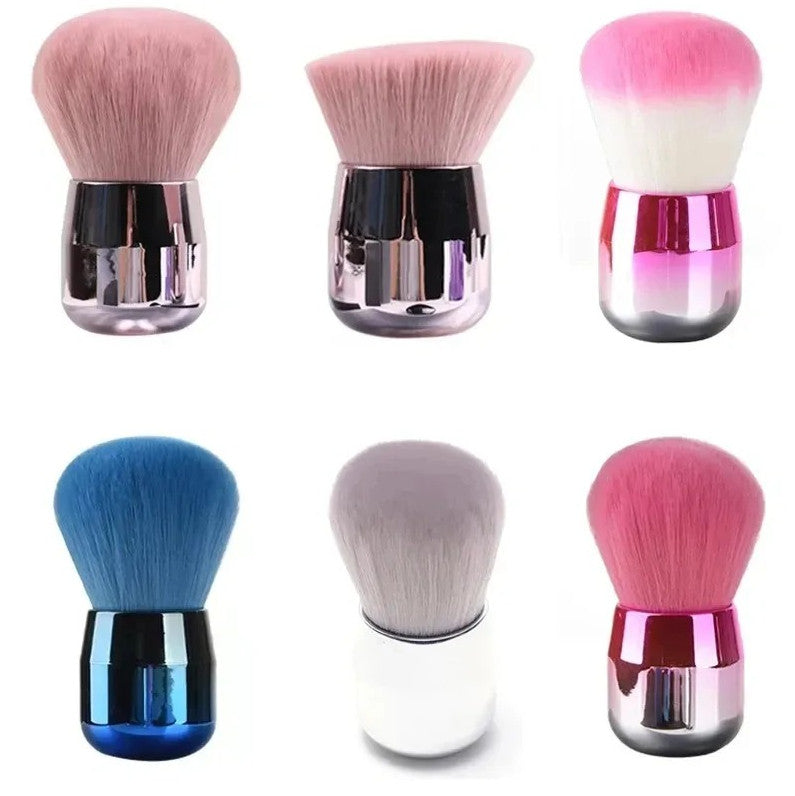Nail Art Mushroom Brush Dust Cleaner - Manicure Tool for Gel, Acrylics & Natural Nails
