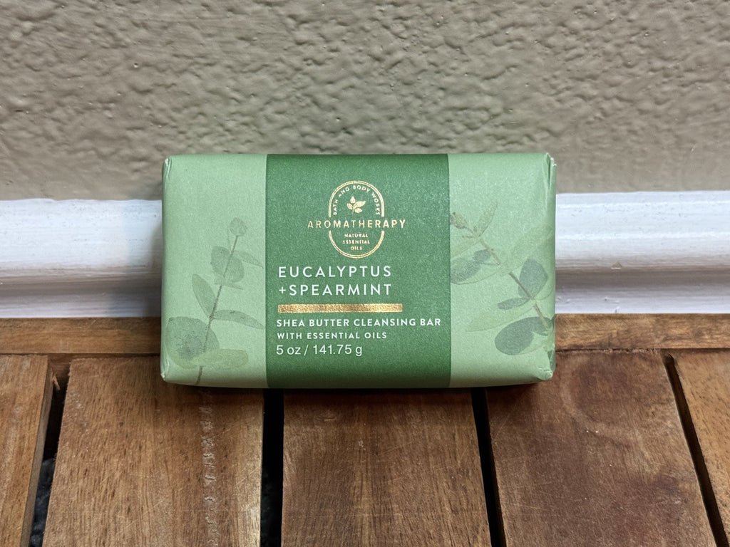 Eucalyptus Spearmint Shea Butter Cleansing Bar - Aromatherapy Bath Soap