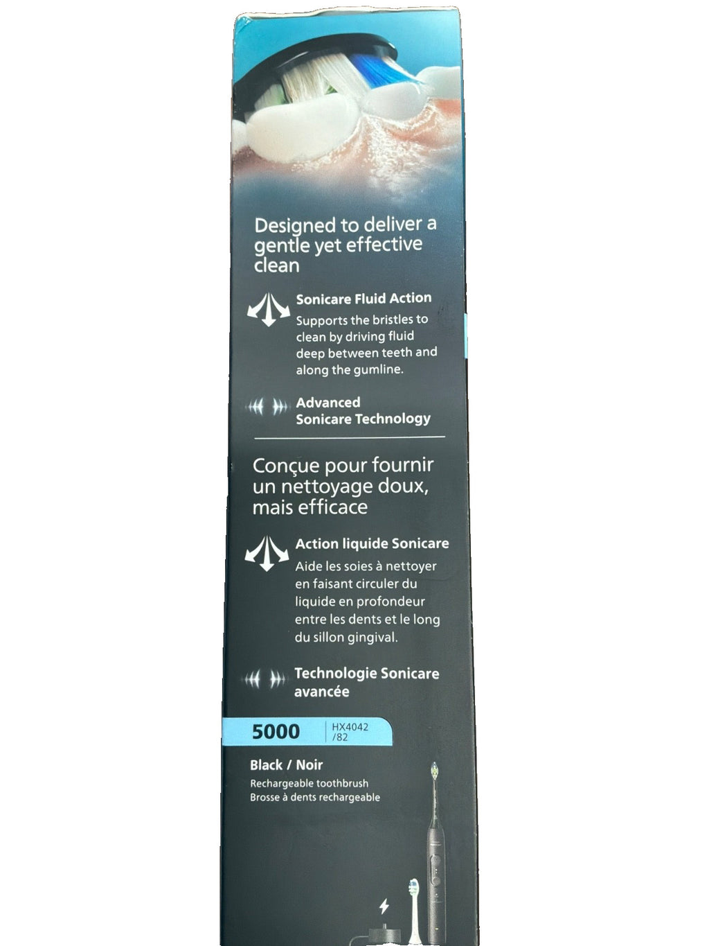 Philips Sonicare HX4042/82 Rechargeable Sonic Electric Toothbrush Black