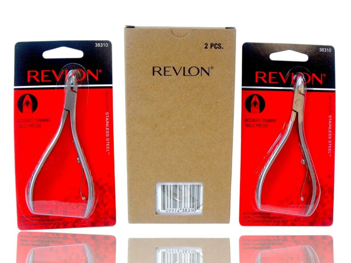 (2-Pack) Stainless Steel Cuticle Nippers - Precision Nail Trimming Tool for Manicure & Pedicure