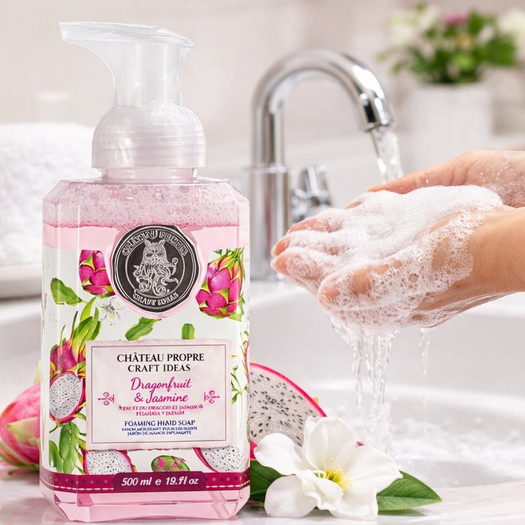 16.9 Fl Oz Foaming Hand Soap with Dragonfruit & Jasmine - Moisturizing & Refreshing