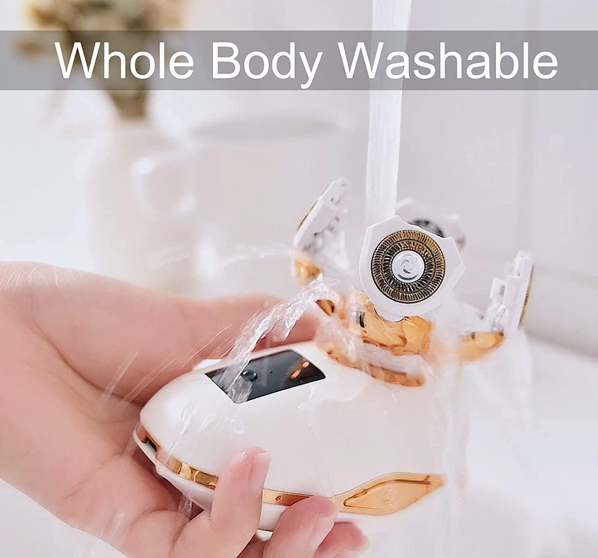 Women’s 5-in-1 Waterproof Electric Razor & Facial Hair Trimmer - Rechargeable