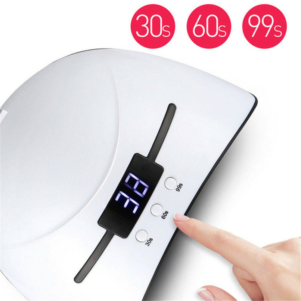 36W UV LED Nail Polish Dryer Lamp with Timer for Gel Manicure