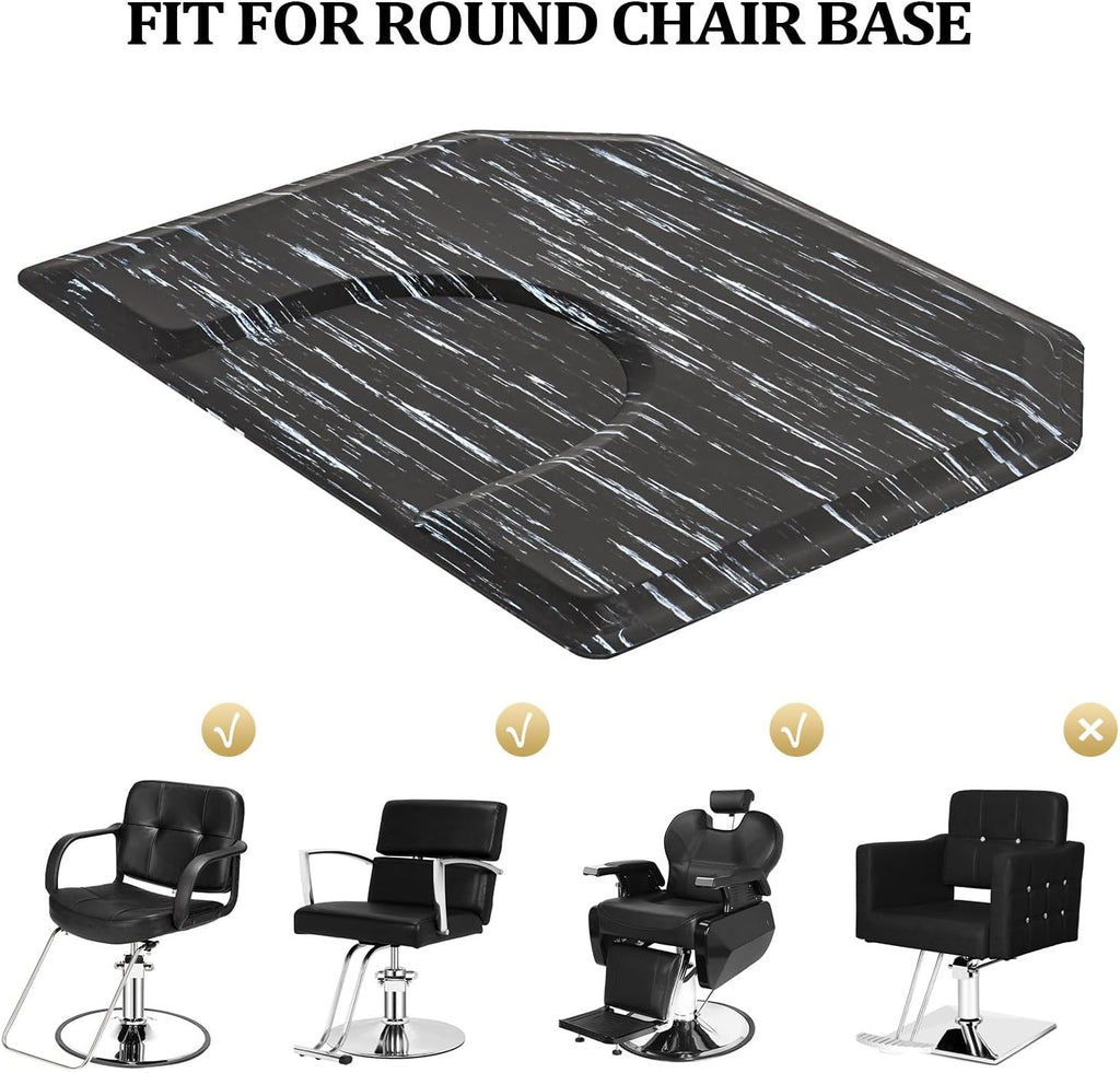 4x5 Ft Anti Fatigue Salon Floor Mat with Supportive Foam and Waterproof Surface