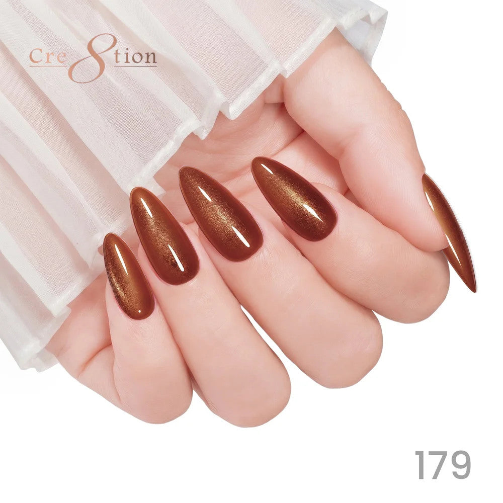 Cre8tion Cat Eye Gel Polish 15ml Magnetic Nail Polish with Shimmer Effect