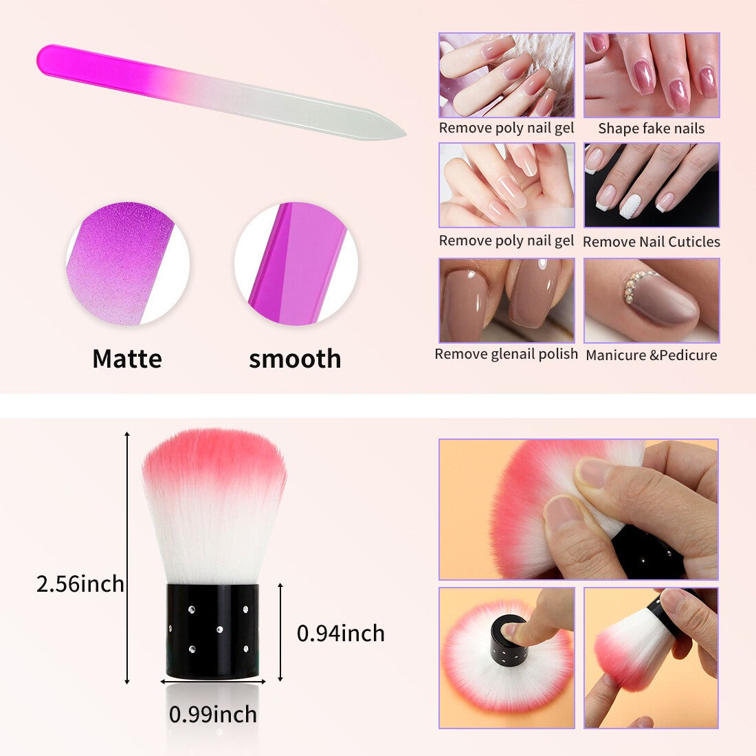 Electric Nail Drill File for Manicure & Pedicure - Portable Nail Art Tool