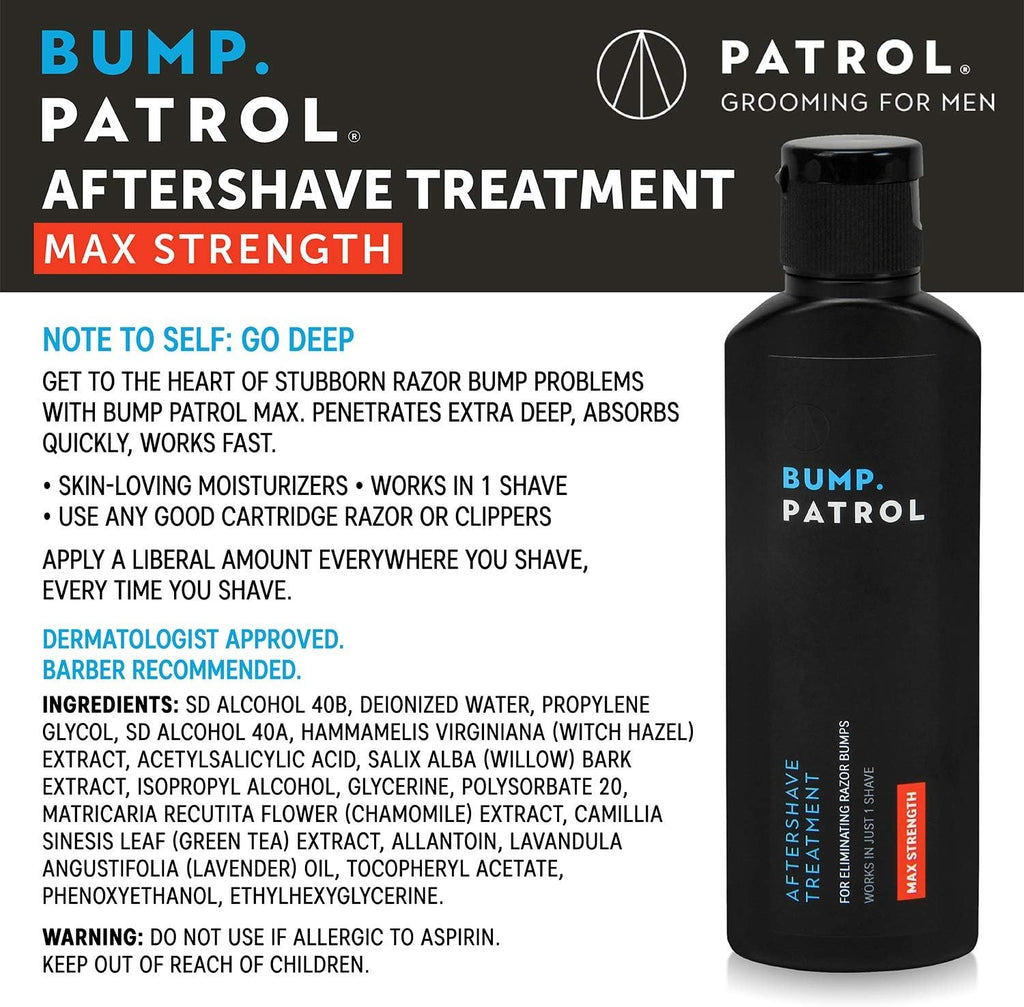Moisturizing Aftershave Lotion for Men - Maximum Strength, 2 oz, 2 Pack