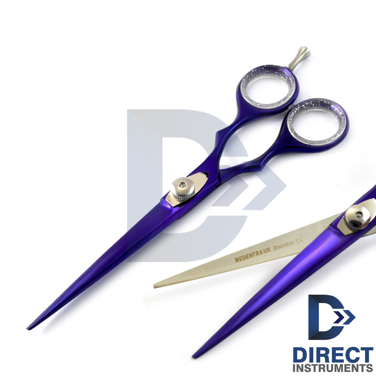Hairdressing Scissors Thinning Set with Straight Razor & Comb