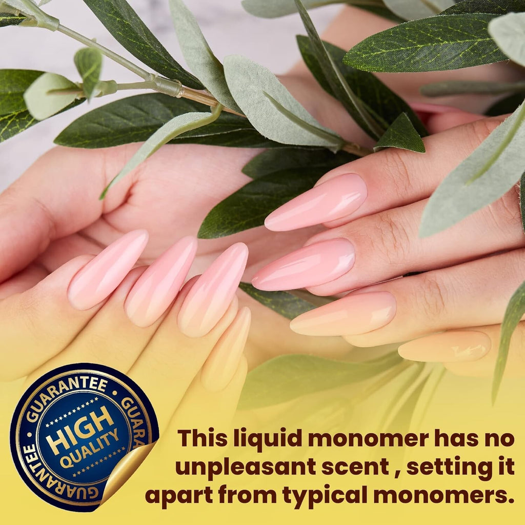 Odorless Acrylic Monomer 4 oz for Nail Art and Enhancements
