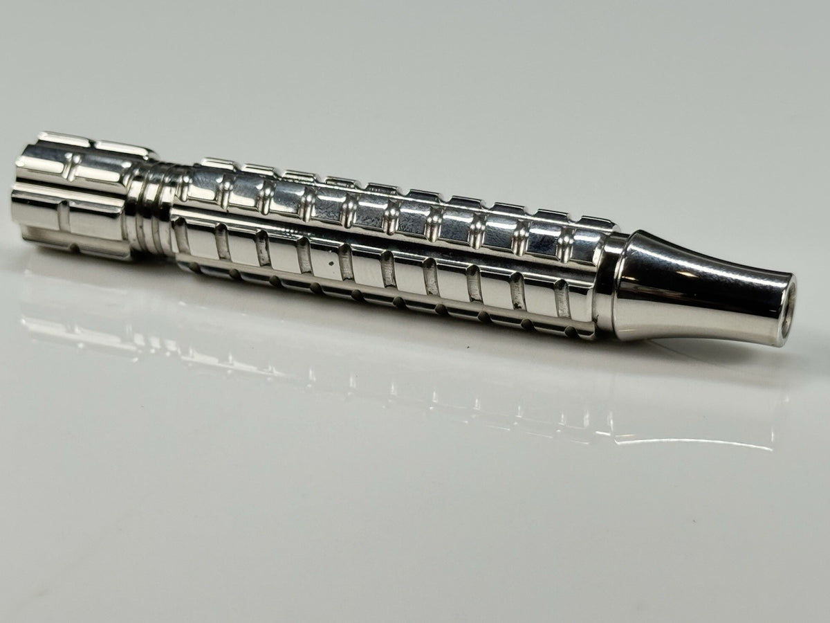 Stainless Steel Safety Razor Handle CNC Spiral Options for Double Edge Razors