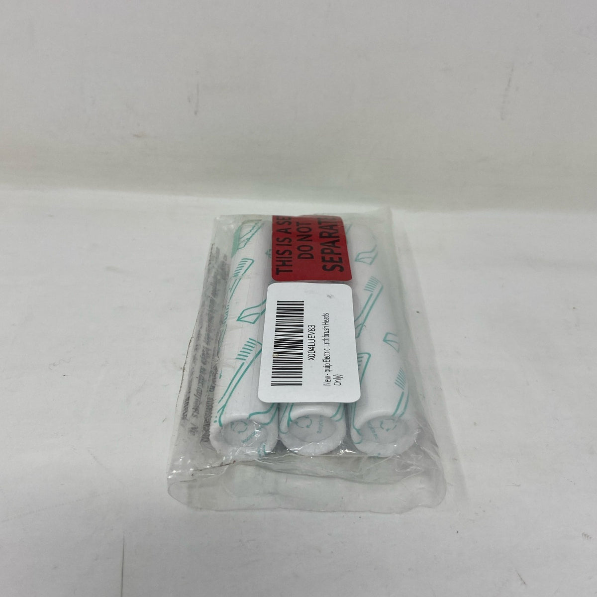 Electric Toothbrush Replacement Heads 3-Pack - White & Gray