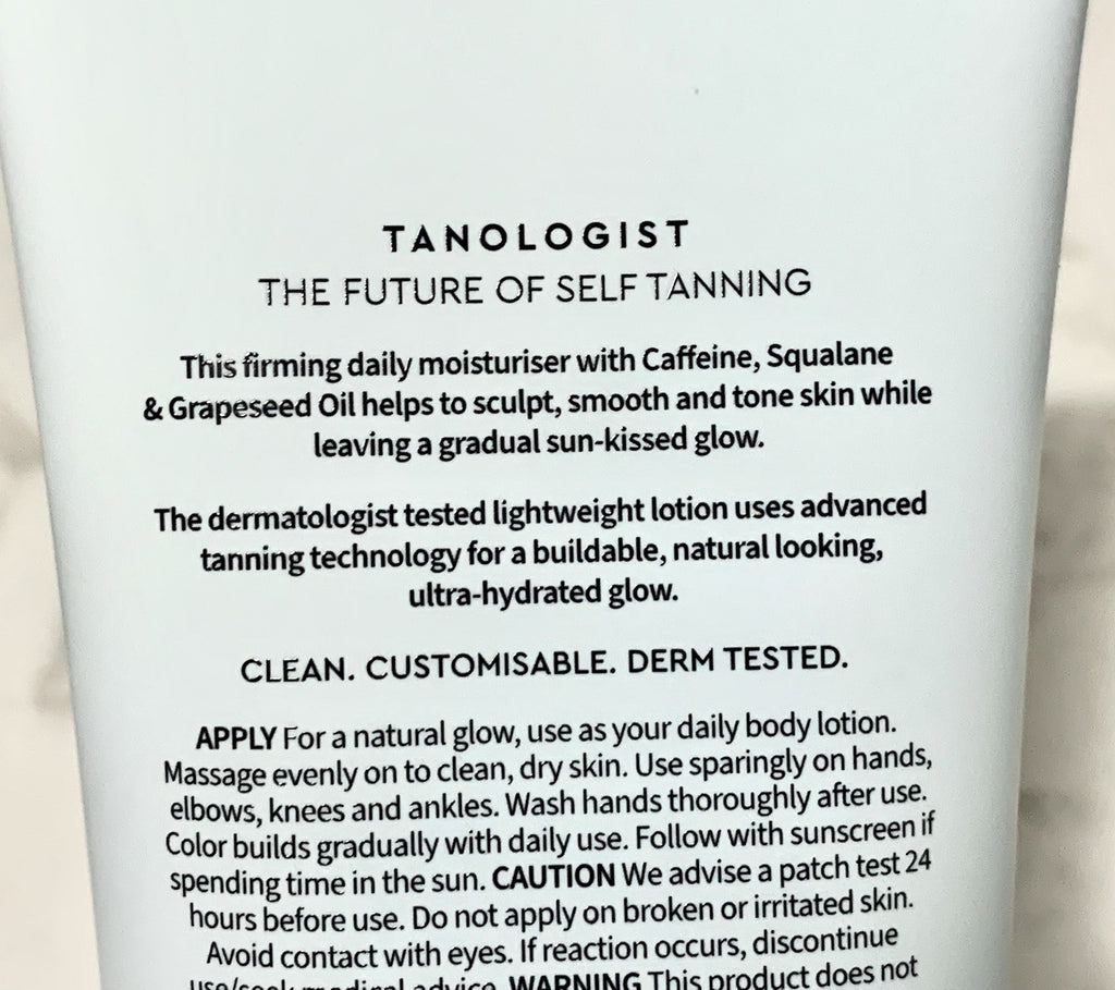 Tanologist Firming Daily Glow Medium Dark Self-Tanning Lotion 8.45 oz