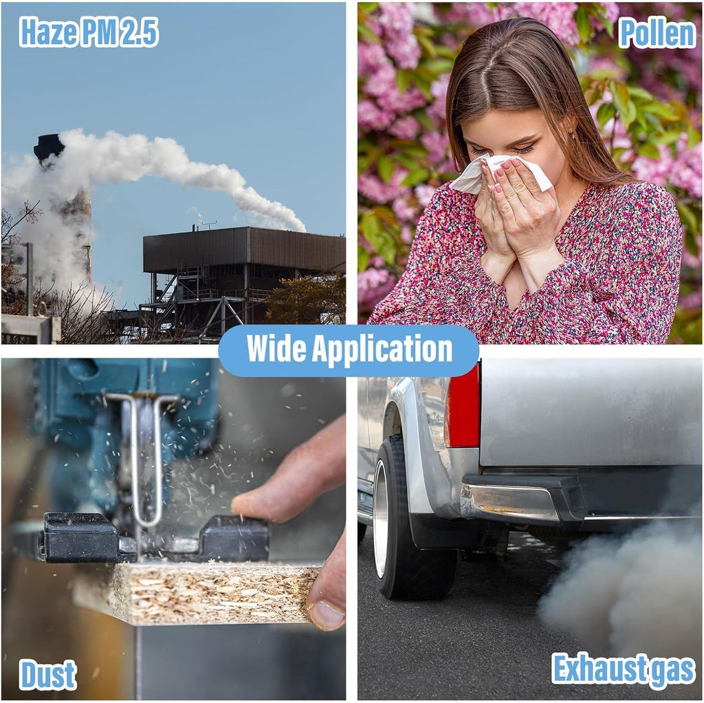 Disposable Nose Dust Filters - 100 Pack, Skin-Friendly Nose Plugs for Dust & Odor Protection
