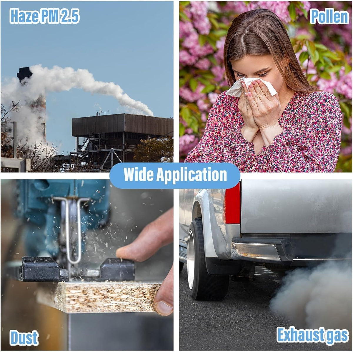 Disposable Nose Dust Filters - 100 Pack, Skin-Friendly Nose Plugs for Dust & Odor Protection