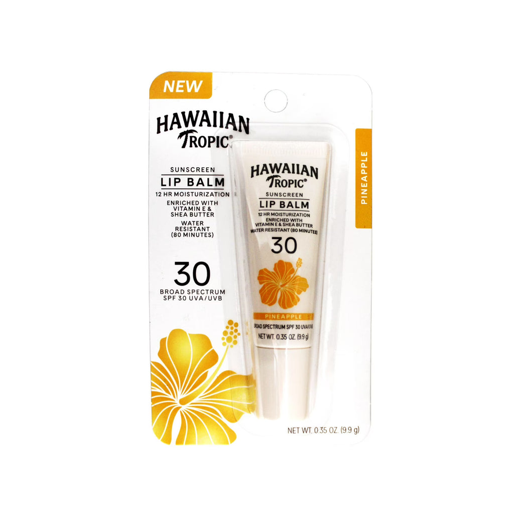 Hawaiian Tropic Lip Balm SPF30 Pineapple Pack - 200 Sealed Tubes, 0.35 oz Each
