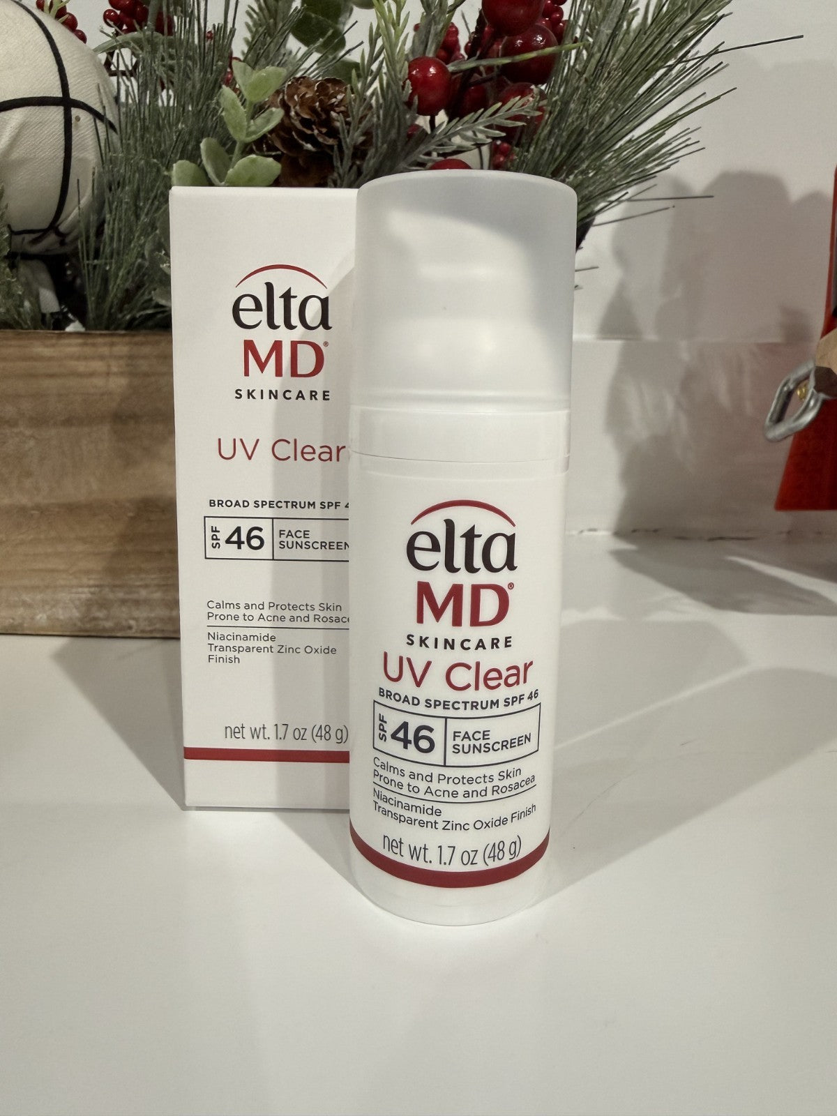 EltaMD UV Clear Broad-Spectrum SPF 46 Sunscreen - 1.7 oz, Gentle & Lightweight