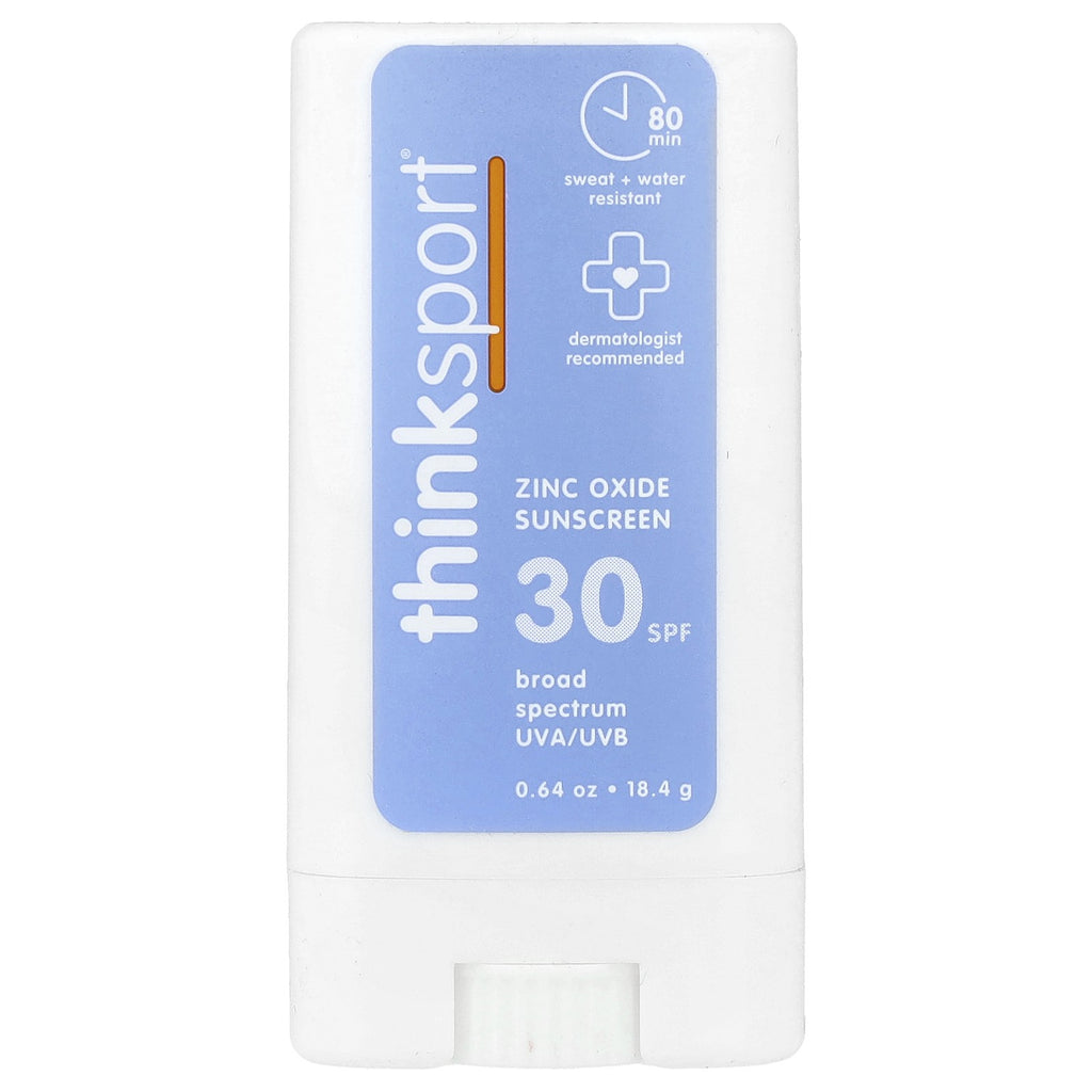 SPF 30 Mineral Sunscreen Stick Fragrance-Free Waterproof 0.64 oz