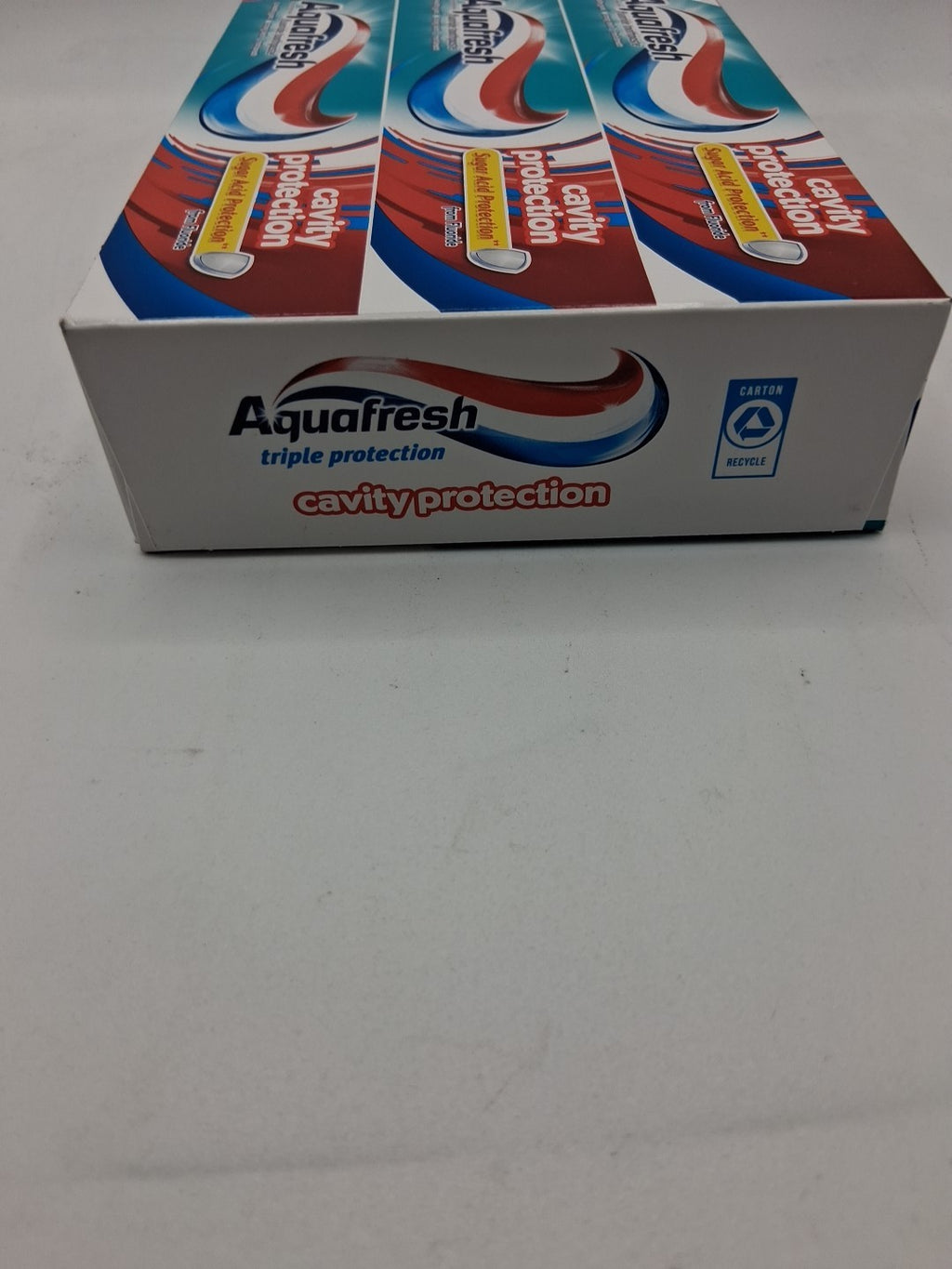 Aqua Fresh Cool Mint Fluoride Toothpaste - Cavity Protection, 6 Tubes