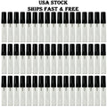 Refillable 5ml Glass Spray Bottles with Black Atomizer - Perfume & Essential Oils