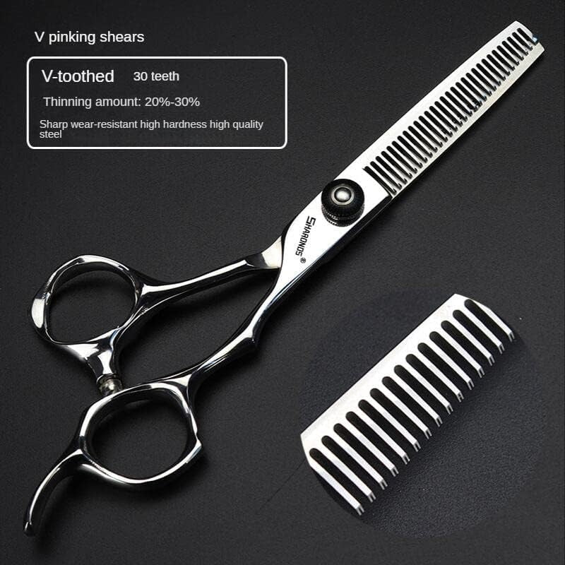 Professional Hairdressing Shears, 6-Inch Stainless Steel Hair Thinning Scissors