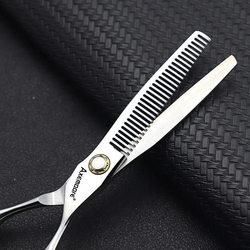 High Hardness 6 Inch Hair Thinning Scissors for Grooming - Axemoore
