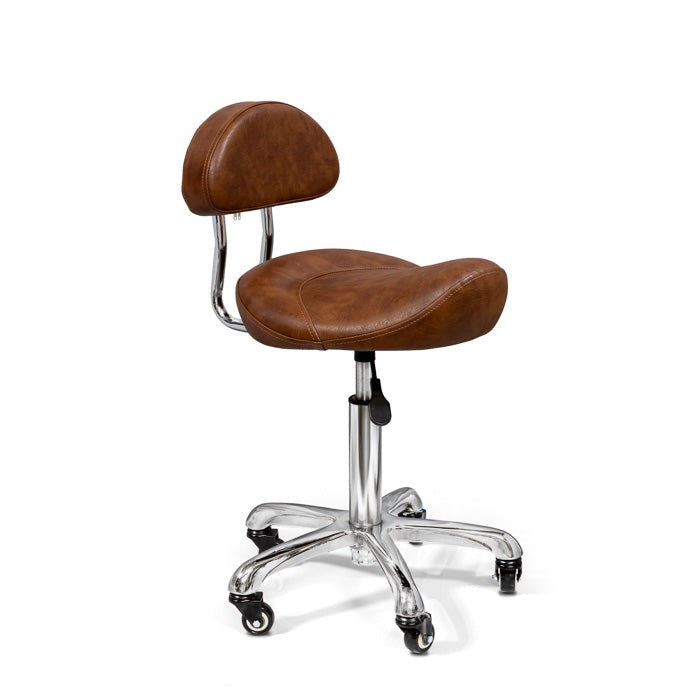 Adjustable Swivel Stool with Wheels for Salon Spa Tattoo Facial Massage