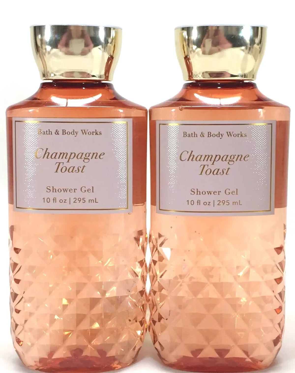 Bath & Body Works Champagne Toast Shower Gel Duo - 10 Oz Each, New