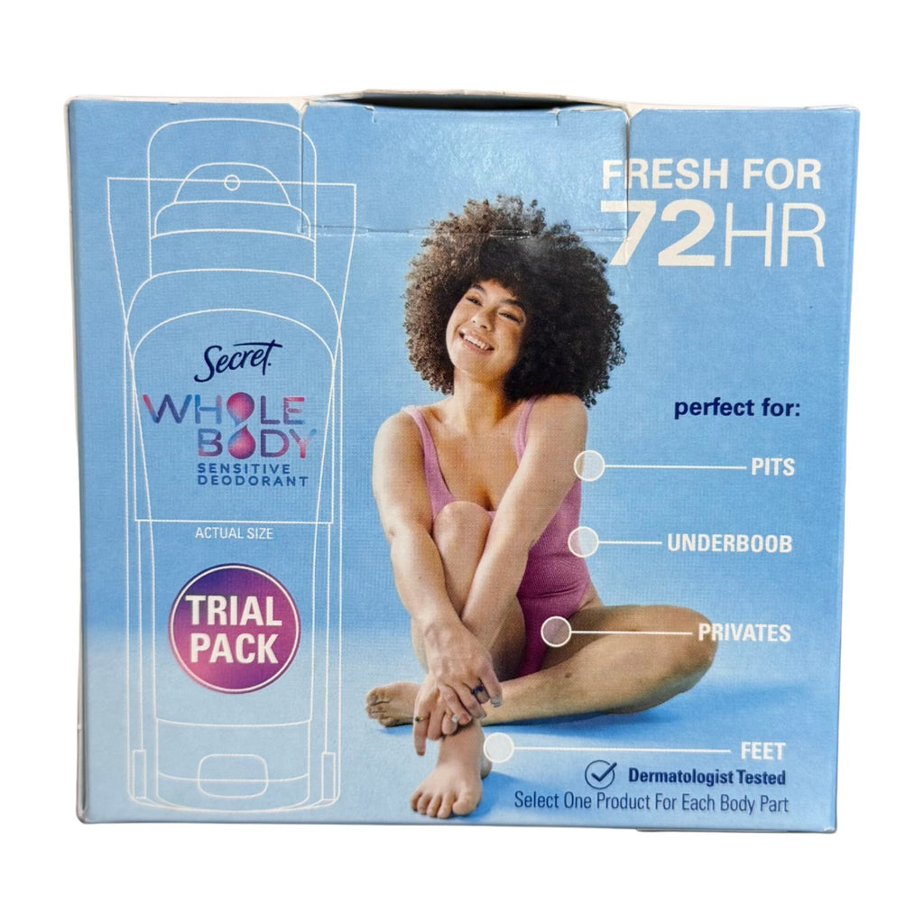 Travel Size Deodorant Set Peach & Vanilla Blossom 3-Pack - Sensitive Skin