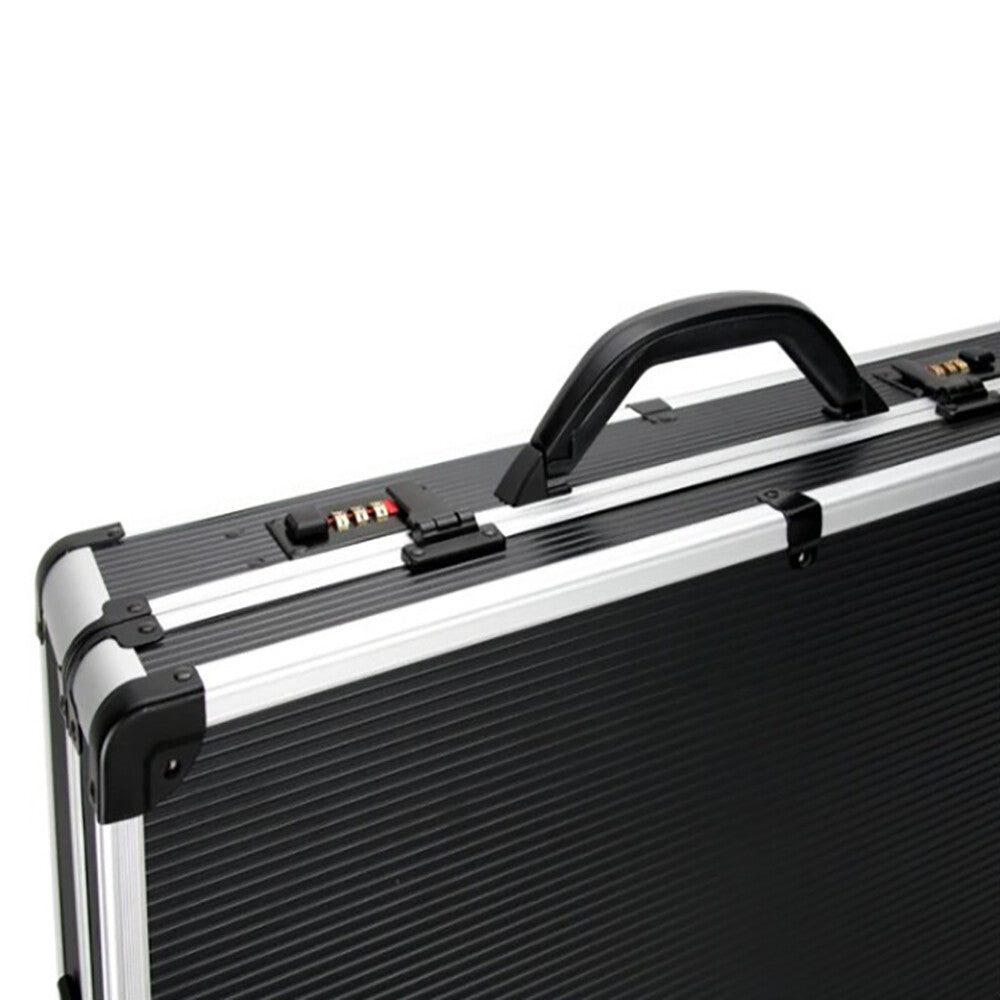 Professional Barber Carrying Case Organizer Travel Tool Box with Lock
