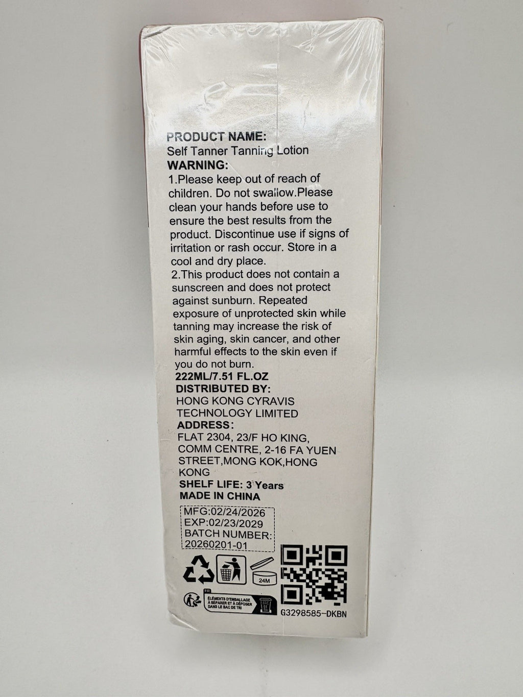 Self Tanning Lotion Fair to Medium 7.51 Fl Oz - Gradual Sunless Tanner