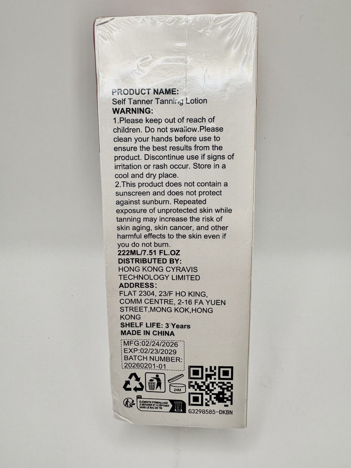 Self Tanning Lotion Fair to Medium 7.51 Fl Oz - Gradual Sunless Tanner