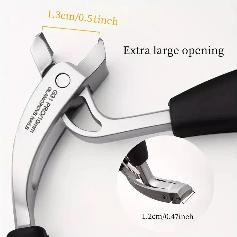 Heavy Duty Toenail Clippers for Thick and Ingrown Nails - Senior Friendly
