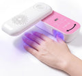 Cordless UV LED Nail Lamp with 36 Beads, Pink - Fast Curing for Gel Nails