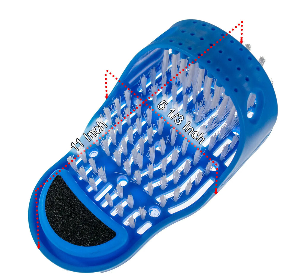 Foot Scrubber with Pumice Stone and Suction Cup for Shower & Bathtub
