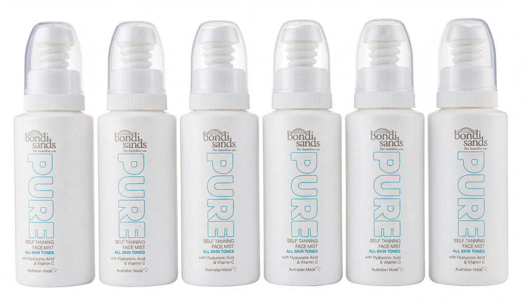 Bondi Sands Pure Self Tanning Face Mist - 6 Bottles, 2.36 oz Each