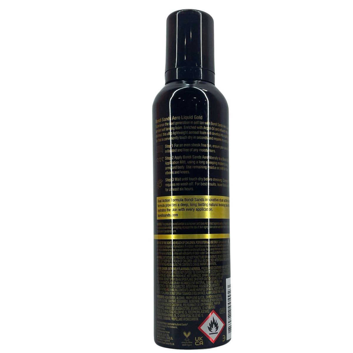 Self Tanning Foam Bundle - Aero Liquid Gold 5 Pack, Natural Sun-Kissed Glow