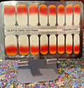 Halloween Nail Polish Strips 16 Pack Candy Corn Kisses - Nail Art Wraps