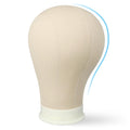 24 Inch Mannequin Head for Wigs Canvas Wig Head with Mount Hole