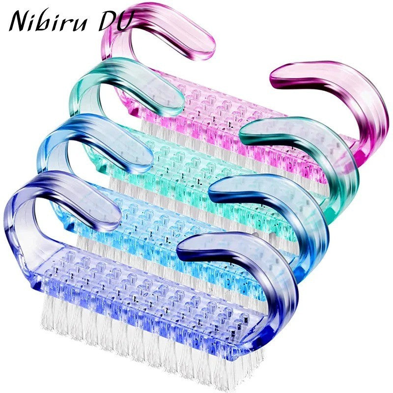 3PCS Nail Art Dust Remover Brushes Soft Manicure Cleaning Tools