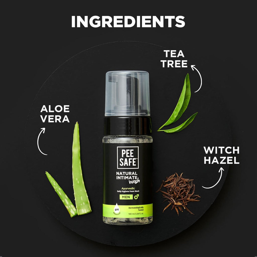 Men's Intimate Hygiene Gel with pH Balance and Natural Extracts