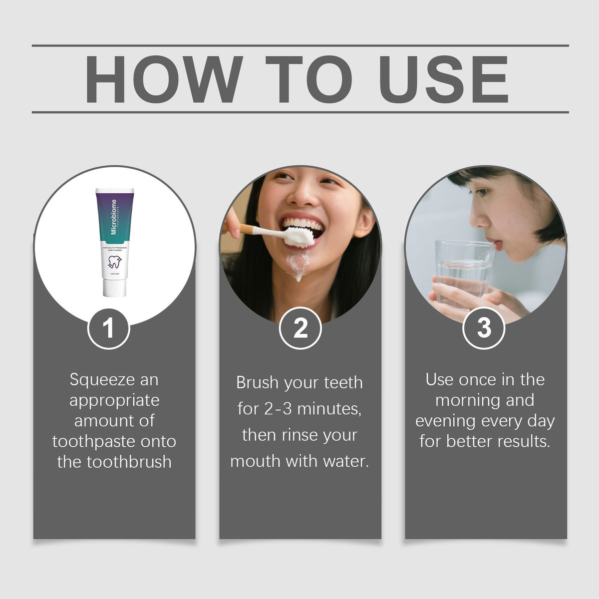 Microbiome Mint Toothpaste for Sensitive Gums & Brightening - 120g