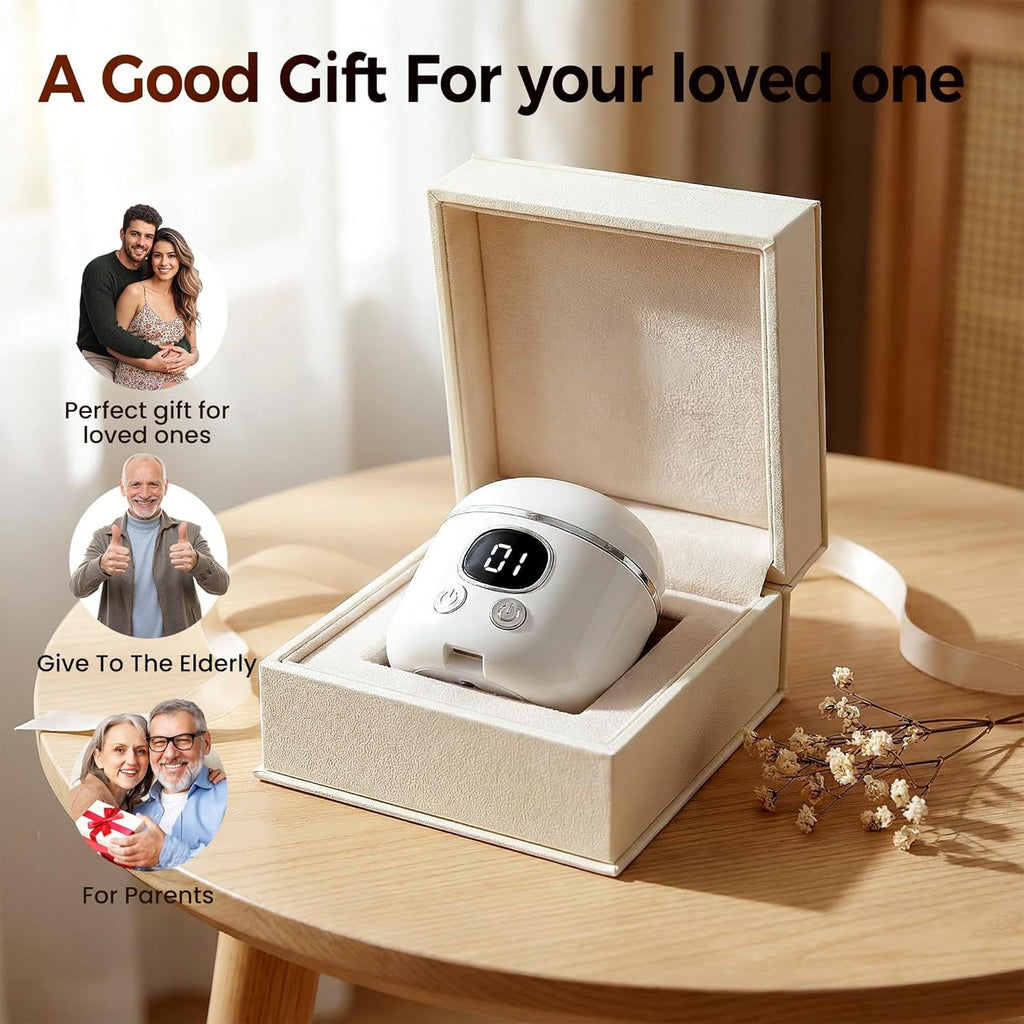 Electric Nail Clippers for Seniors Adults with 2.5X Magnifying Light and Magnetic Debris Container